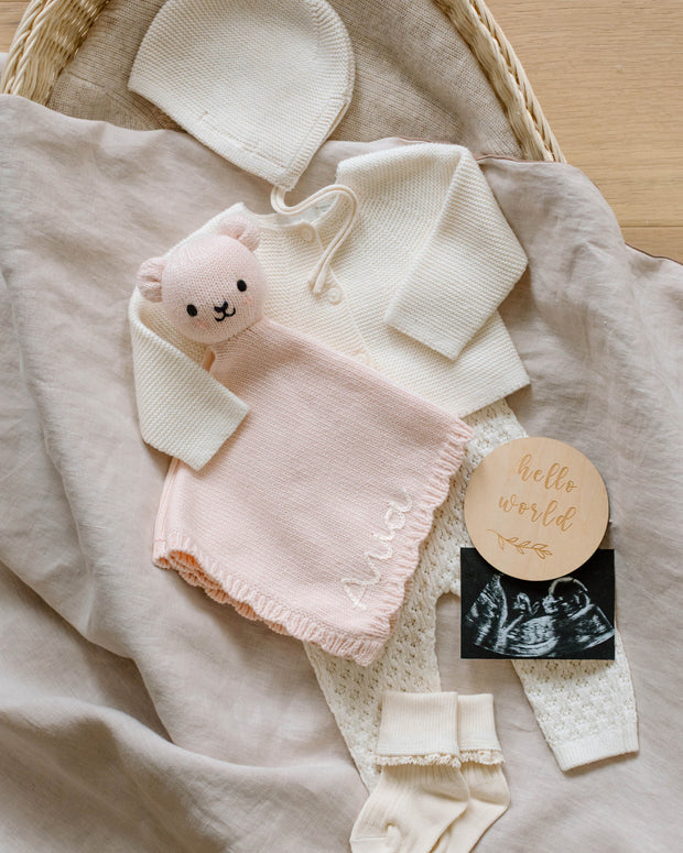 Baby Bear Lovey (Blush)