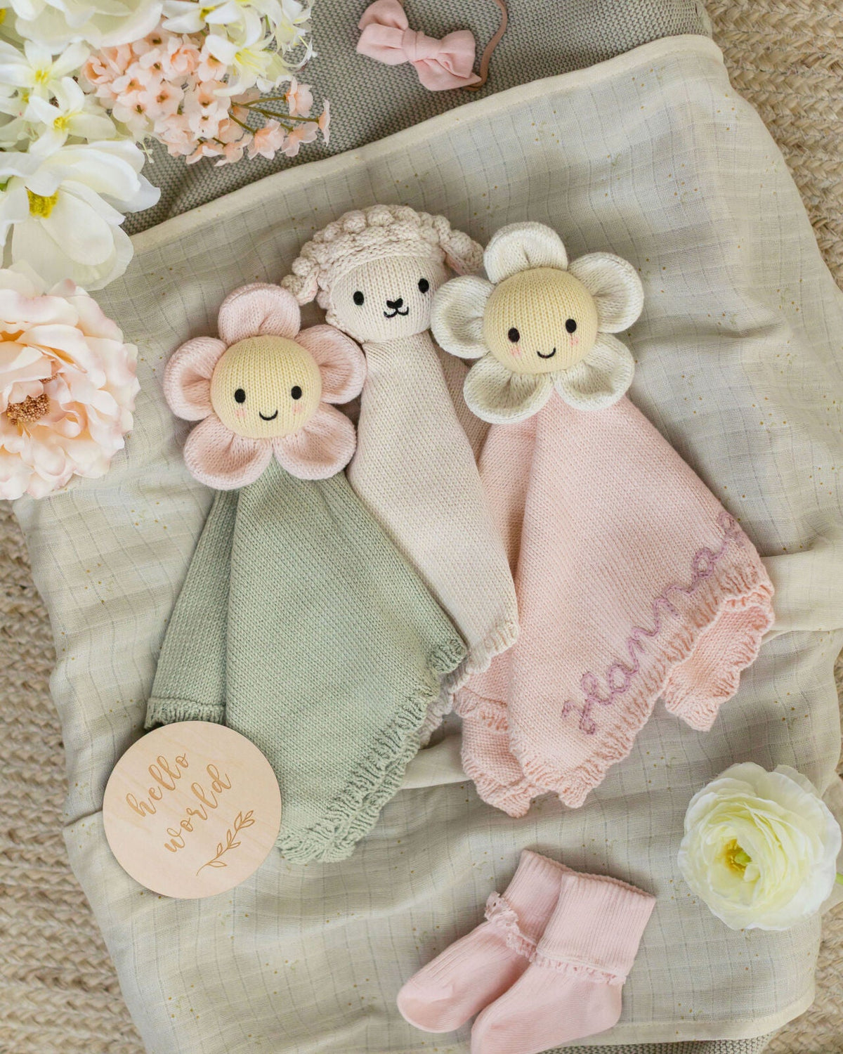 Baby Daisy Lovey - Ivory