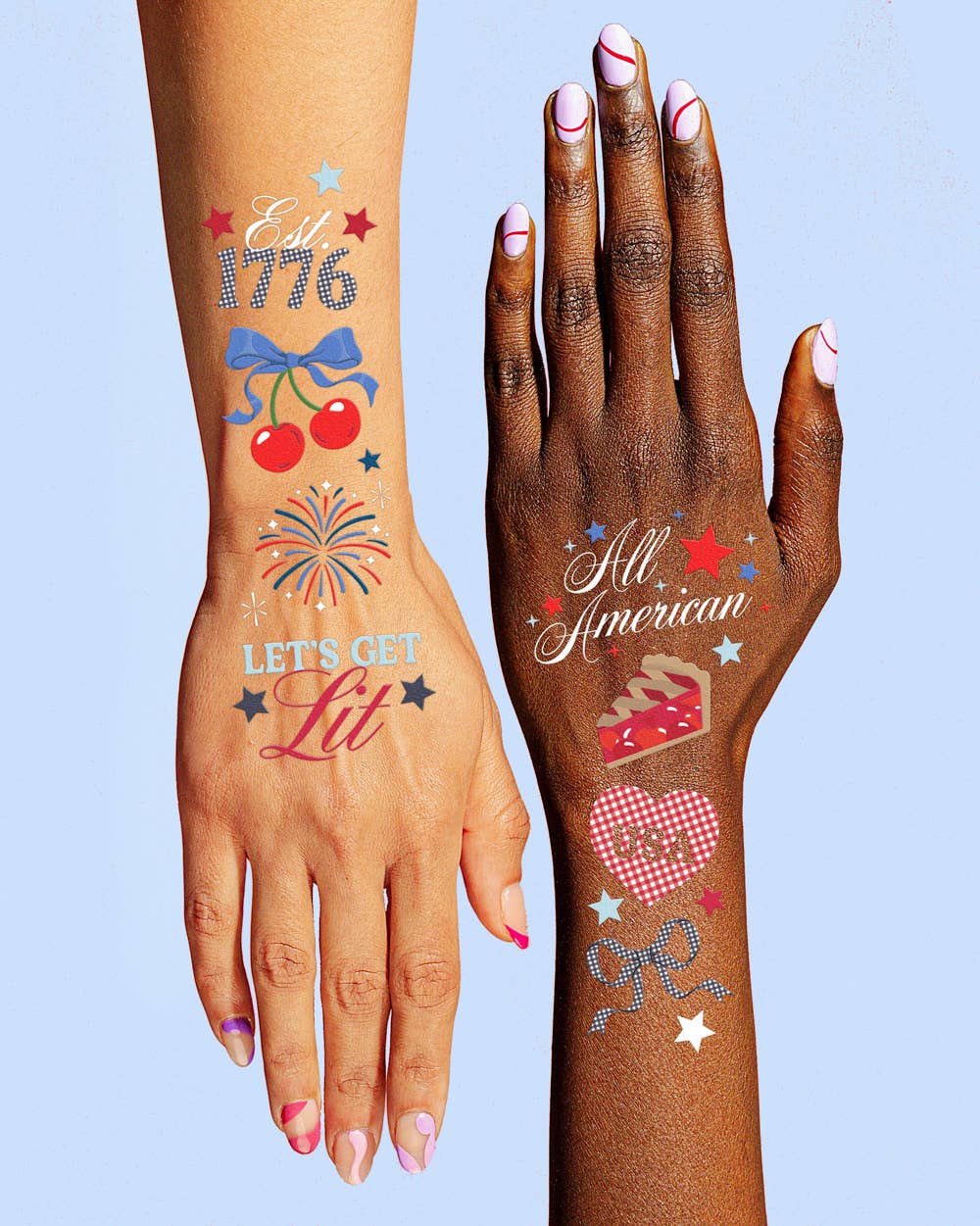 America 250 Tattoos | patriotic, 4th of july, usa, temporary
