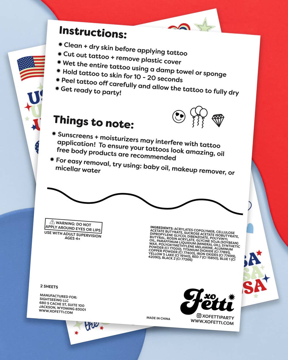 Fourth of July Tattoos | glow in dark, patriotic, usa flag,
