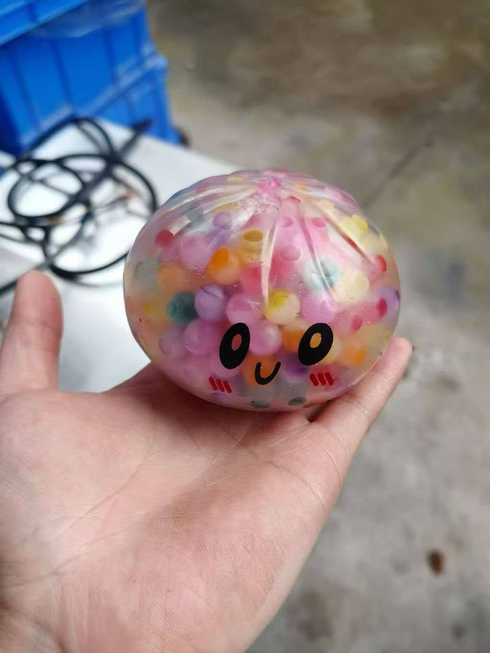 Viral Dumpling Color Beaded Pearls Squishy Fidget