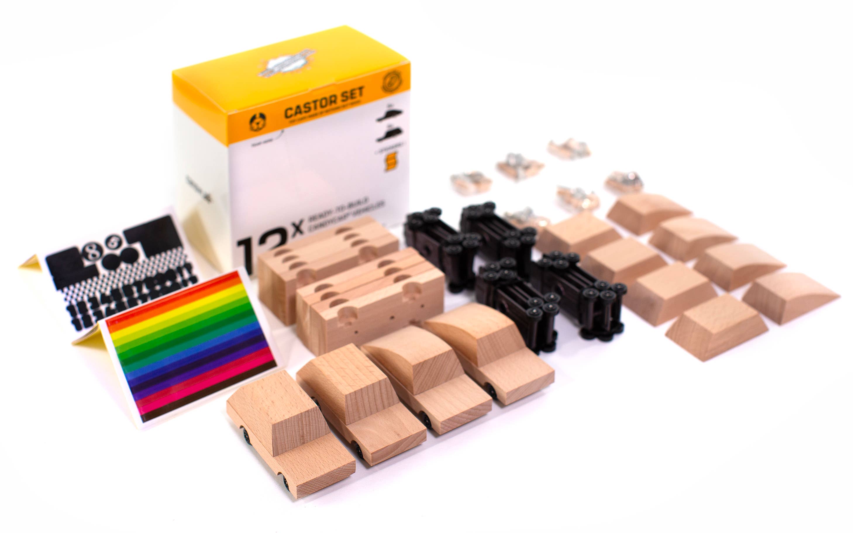 Castor Set 12 Pack