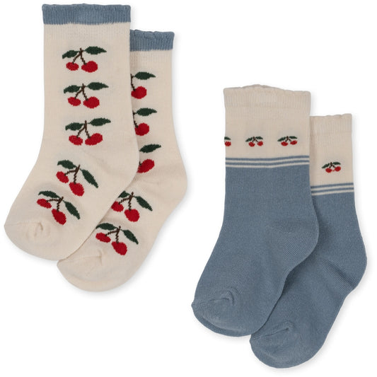 2 Pack Cherry Socks