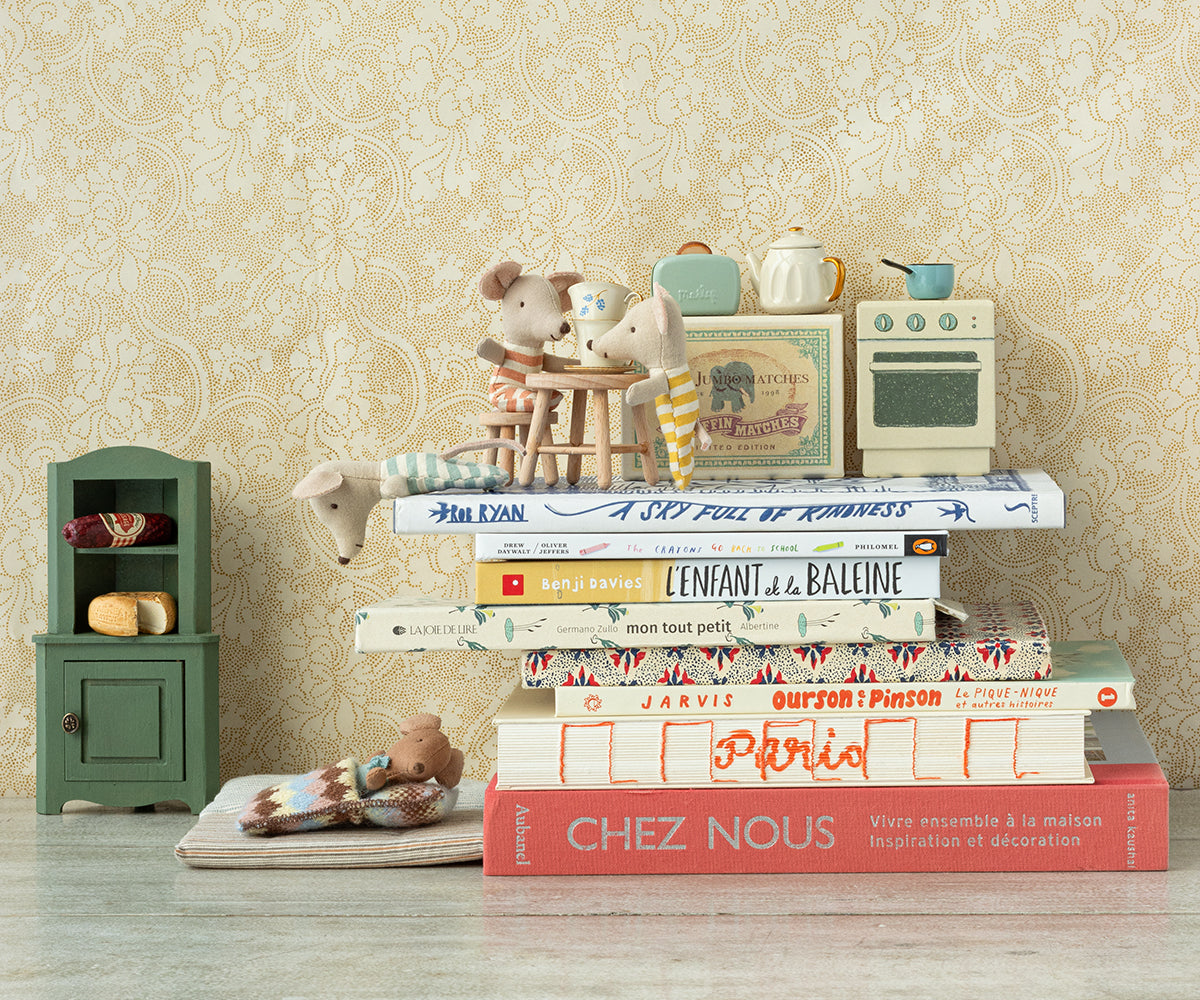 Corner Cabinet, Mouse - Dark Green