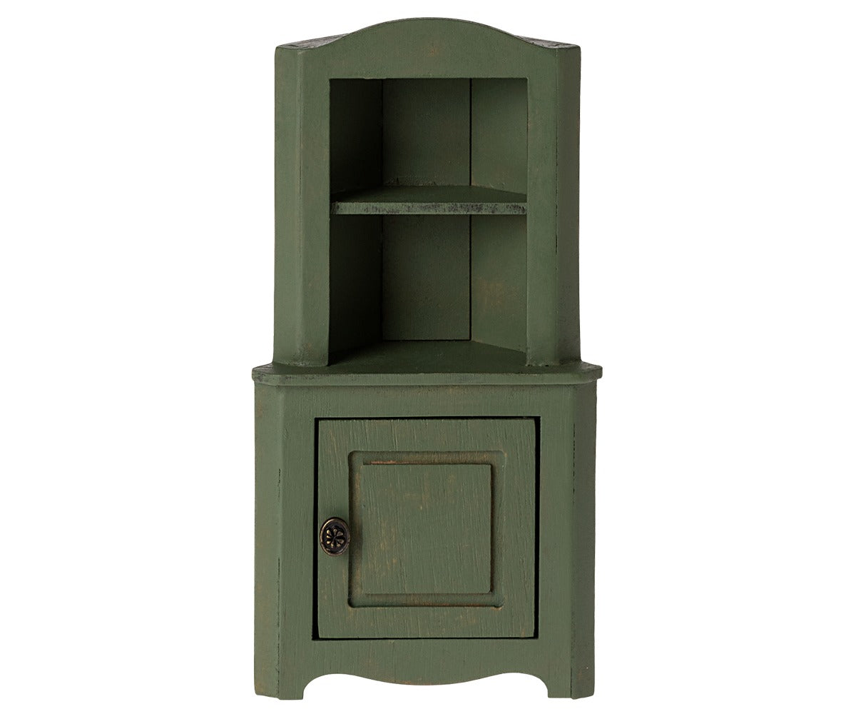 Corner Cabinet, Mouse - Dark Green