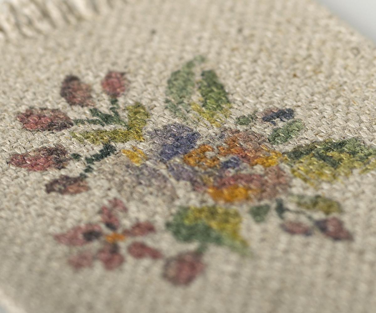 Rug, Mouse, Small - Flowers