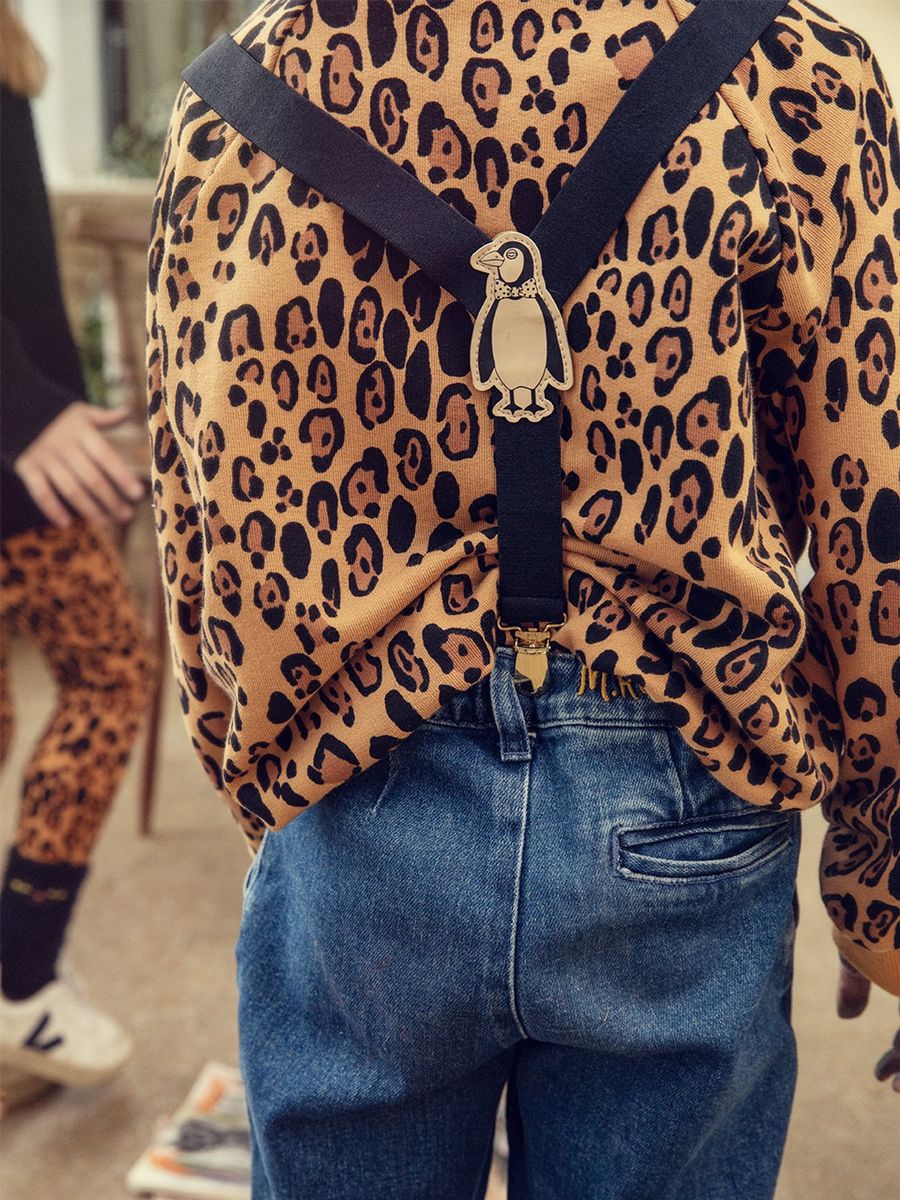 Basic Leopard Sweatshirt - Beige