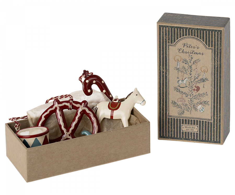 Metal ornament set - Peter's  Christmas