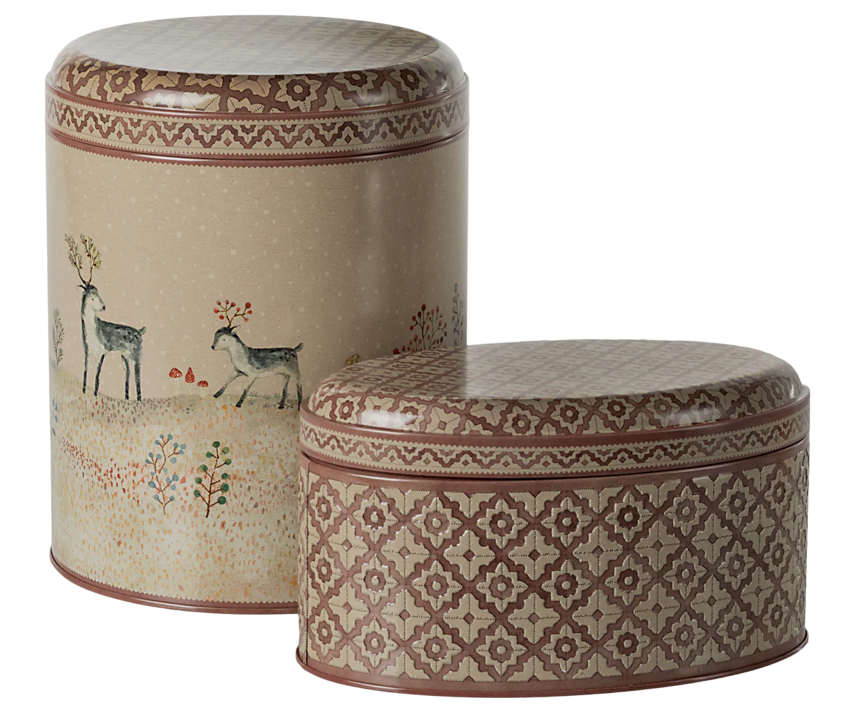 Metal Box, Winter Wonderland - 2 Pcs Set