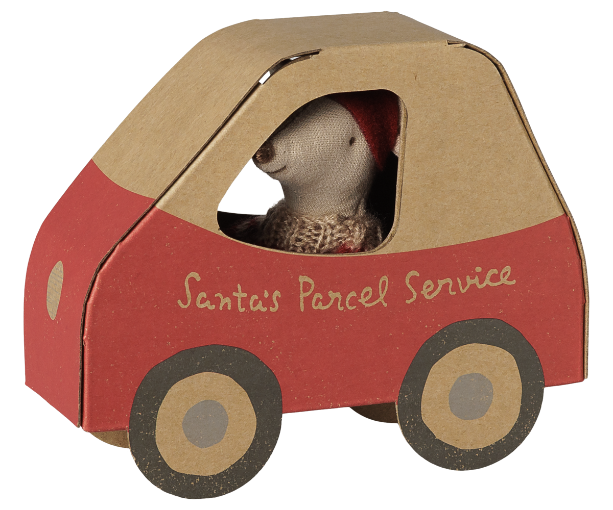 Christmas Mouse, Little Sister in Car Box