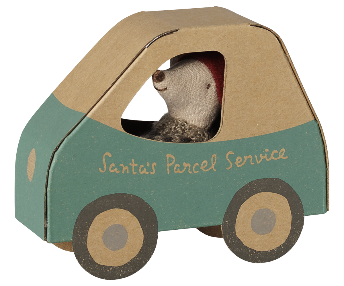 Christmas Mouse, Little Brother in Car Box
