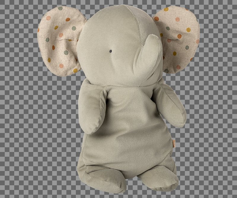 Safari Friends, Elephant, Medium - Iron Grey