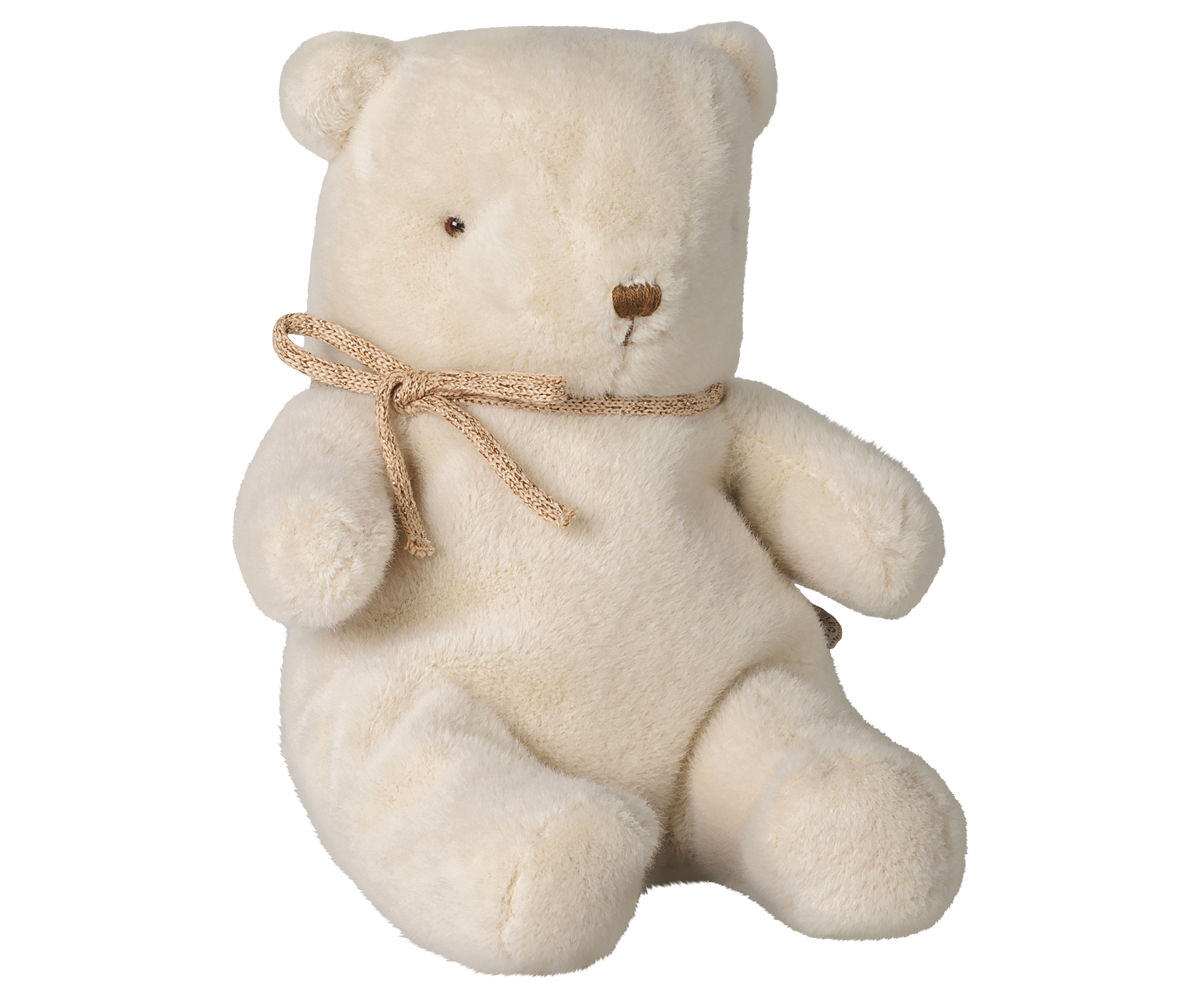 Teddy Bear Plush, Small - Off White