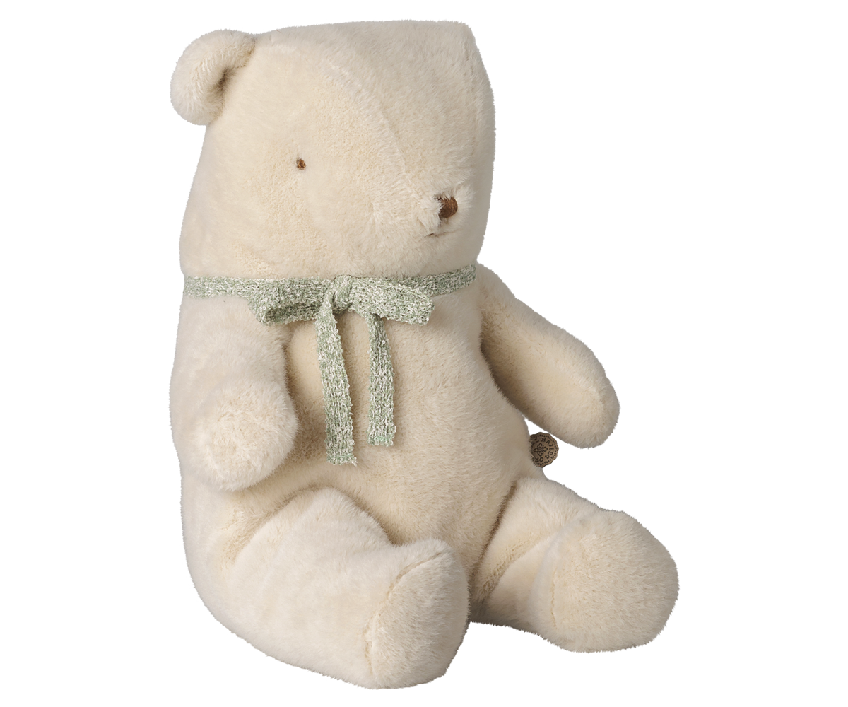 Teddy Bear Plush, Medium - Off White