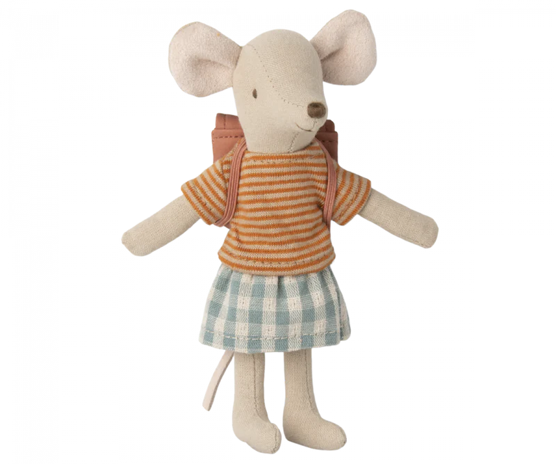 Tricycle Mouse, Big Sister - Old Rose