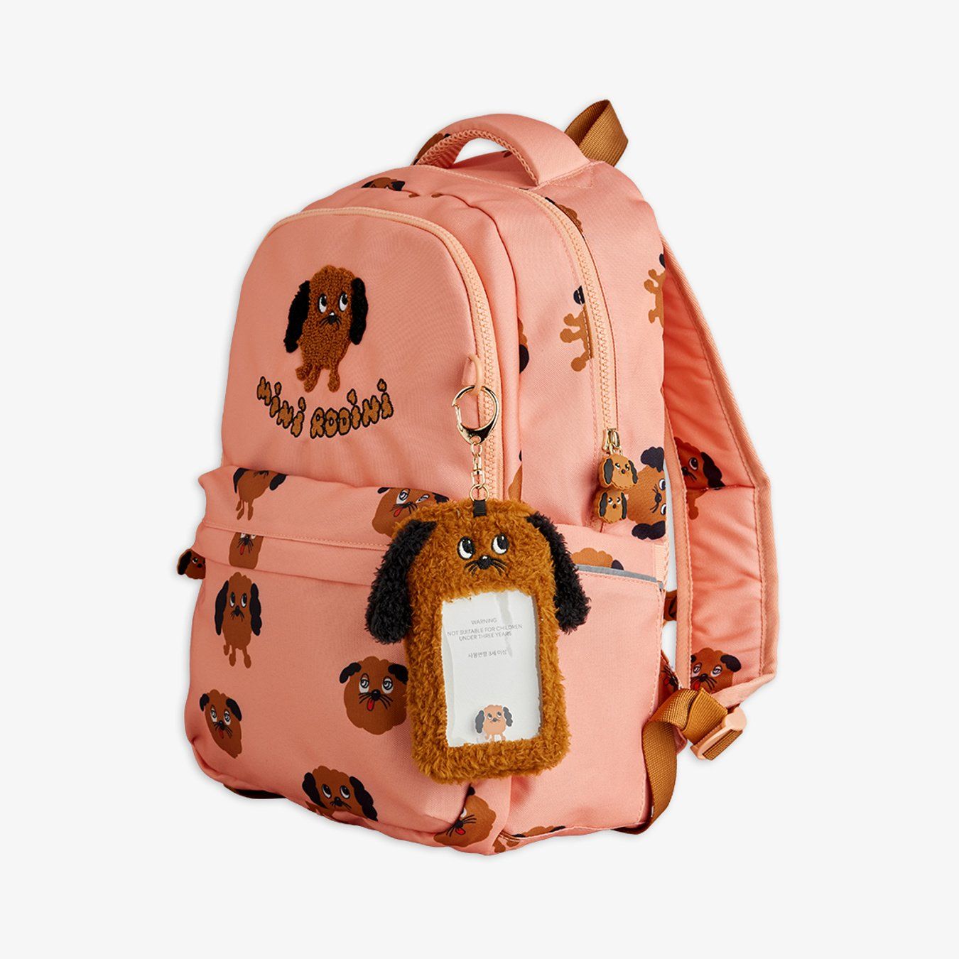 Doggies AOP School Backpack - Pink