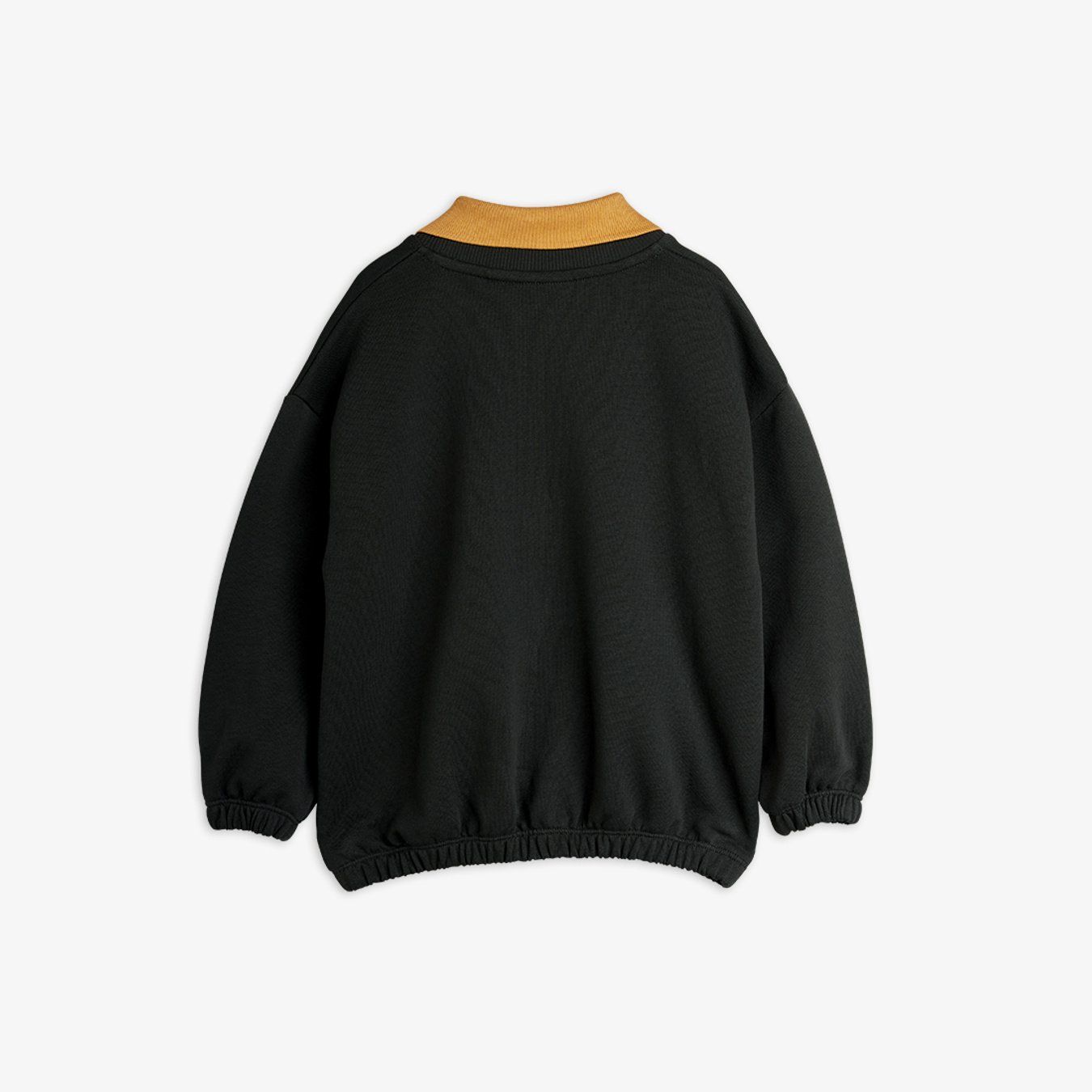 Panther Patch Collar Sweatshirt - Black