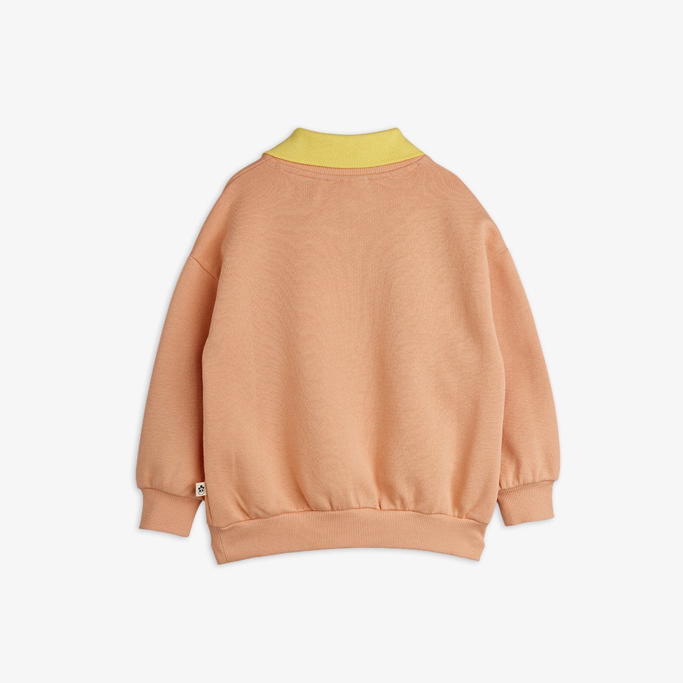 Heart Emb Collar Sweatshirt - Pink