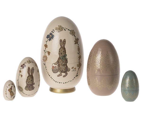 Easter Babushka Egg, 5 Pcs Set