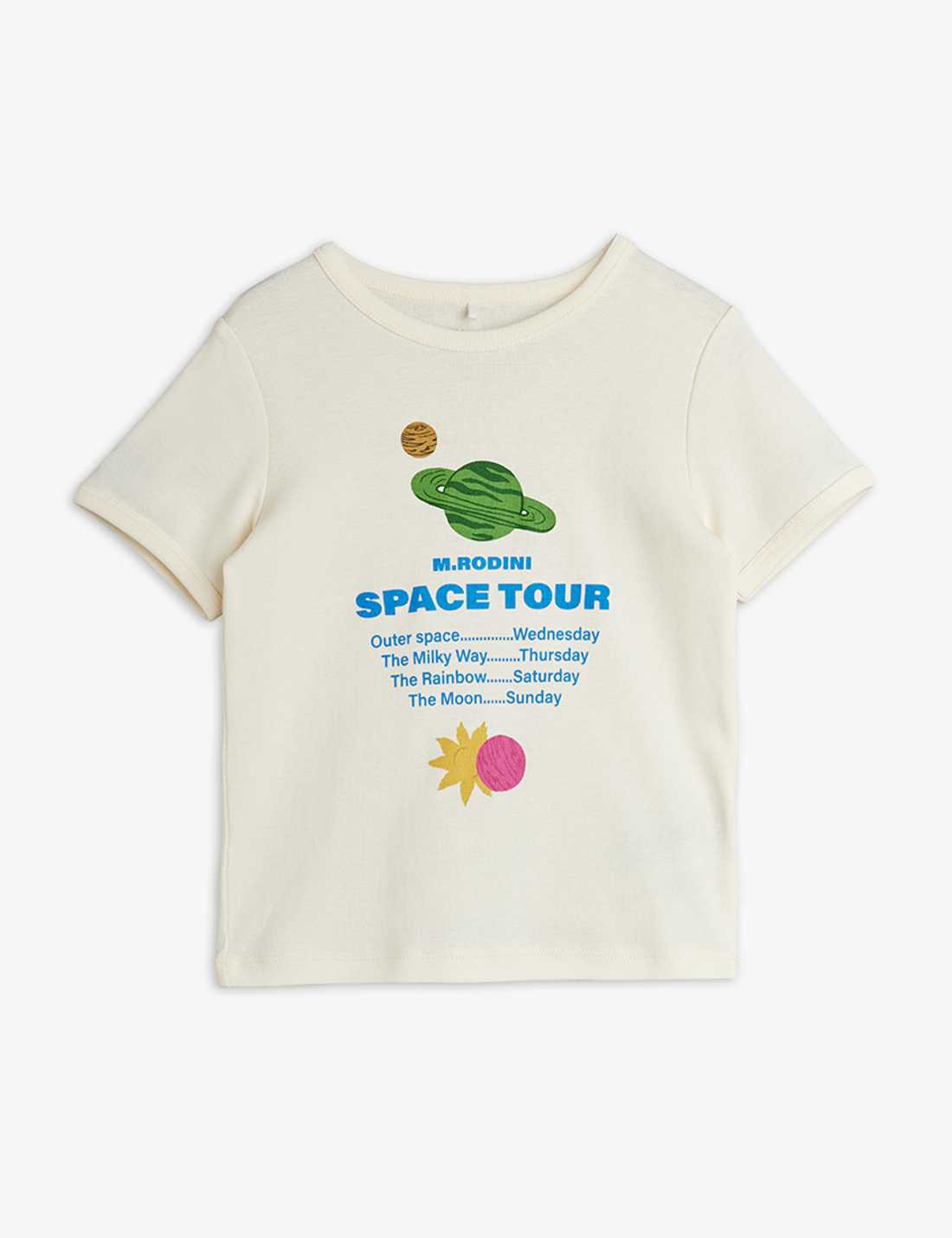 Space Tour Regular SP SS Tee - Off White