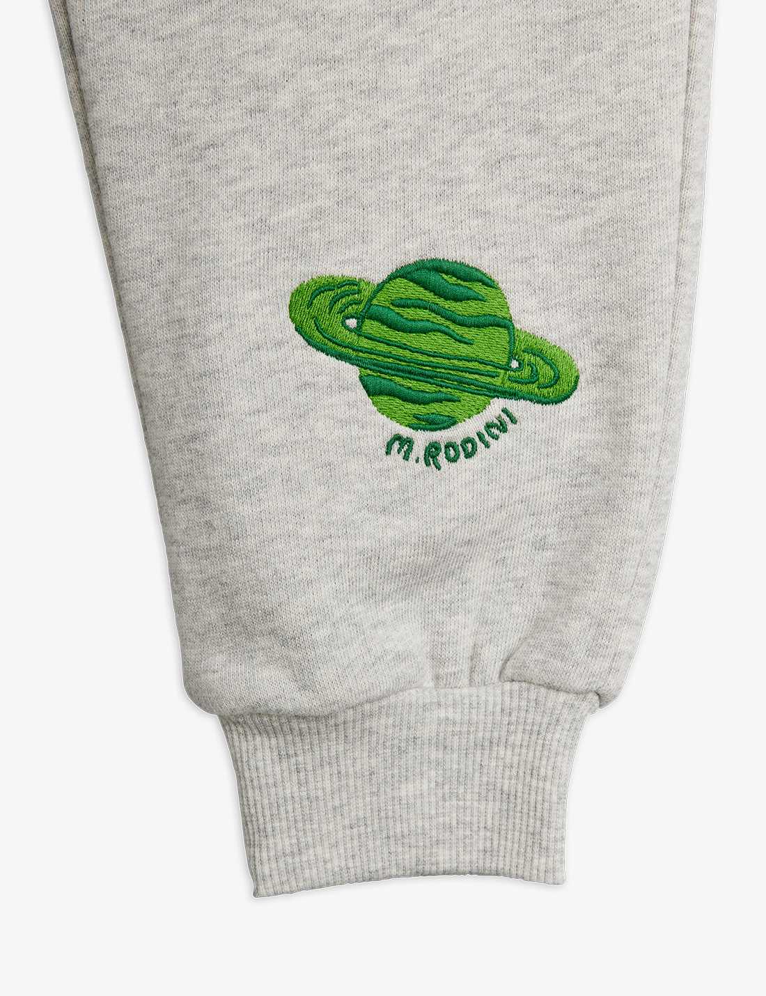 Planet EMB Sweatpants - Grey Melange