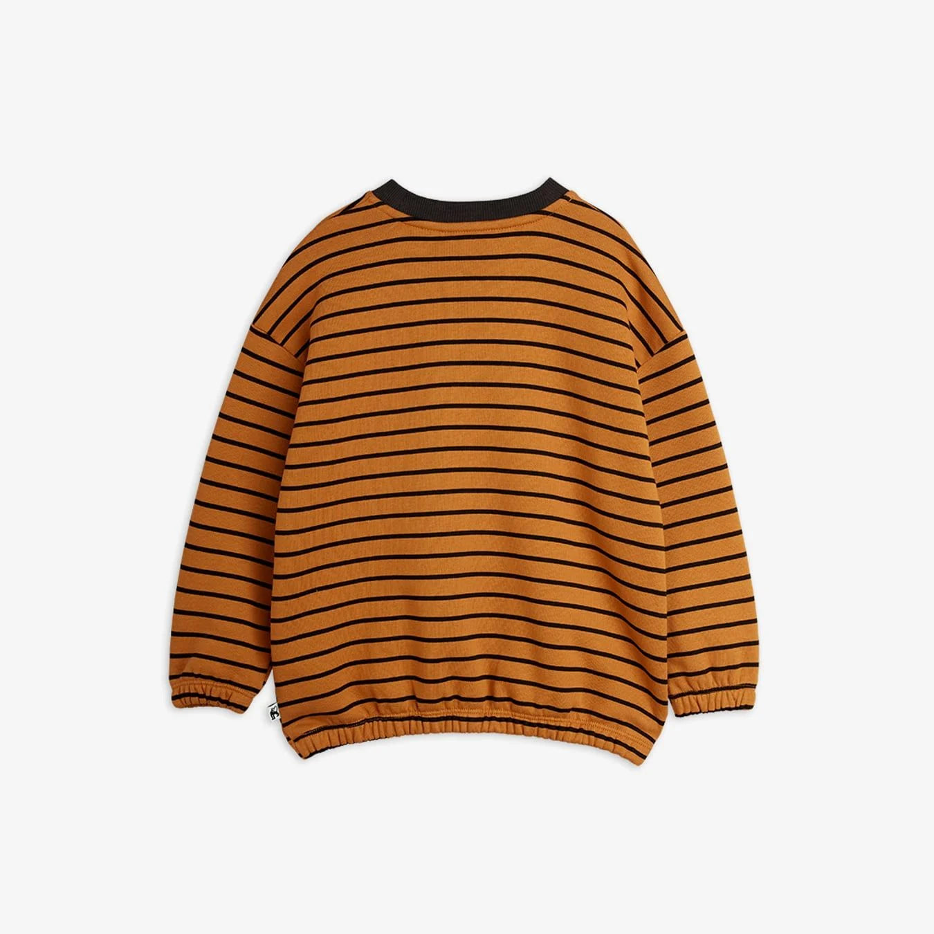 Striped AOP Sweatshirt - Brown