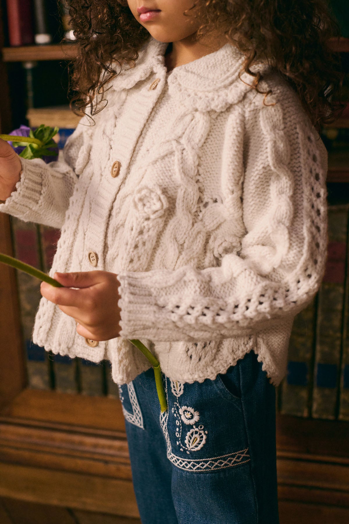 Khellana Cape - Cream