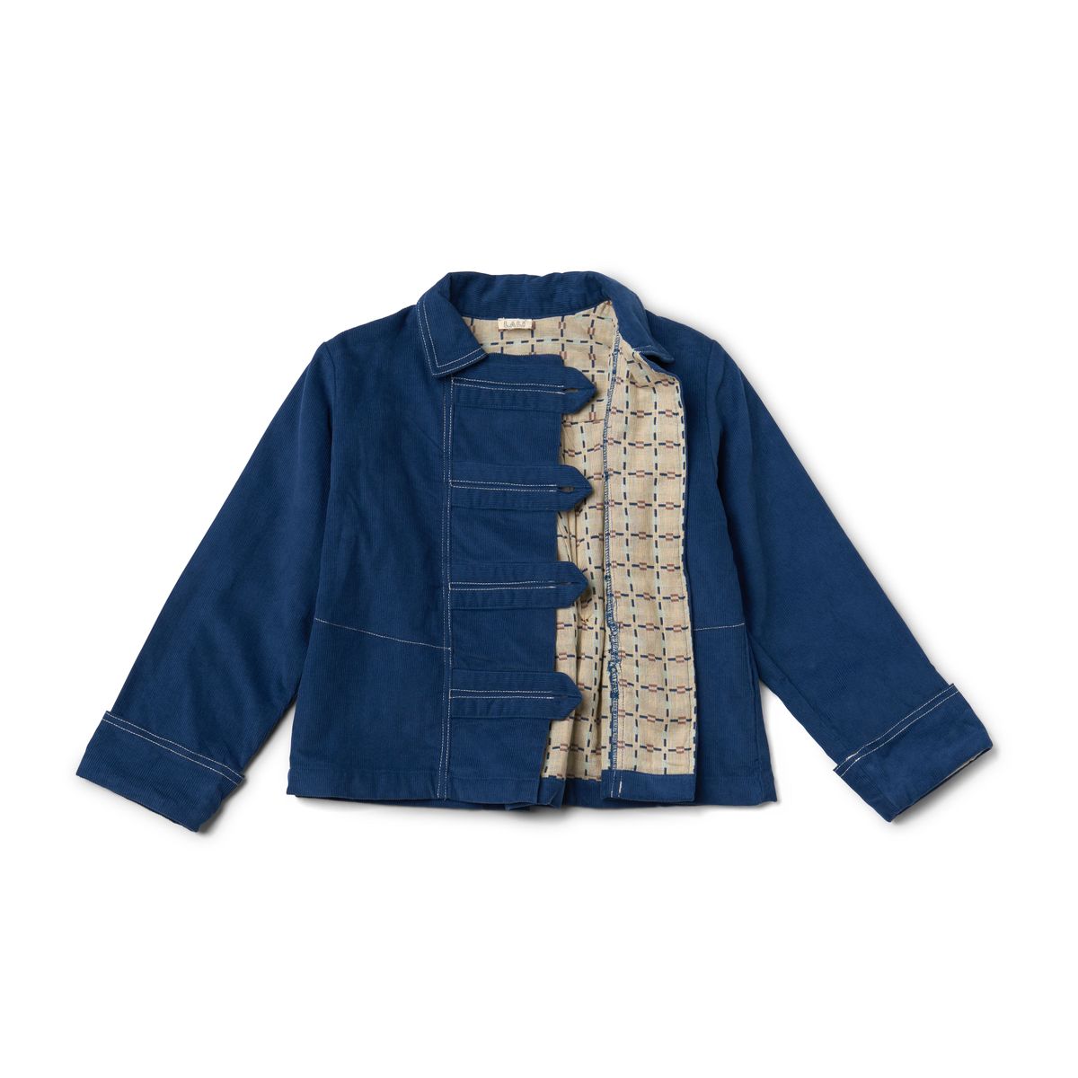 Toggle Jacket in Bijou Blue Embroidery - PREORDER