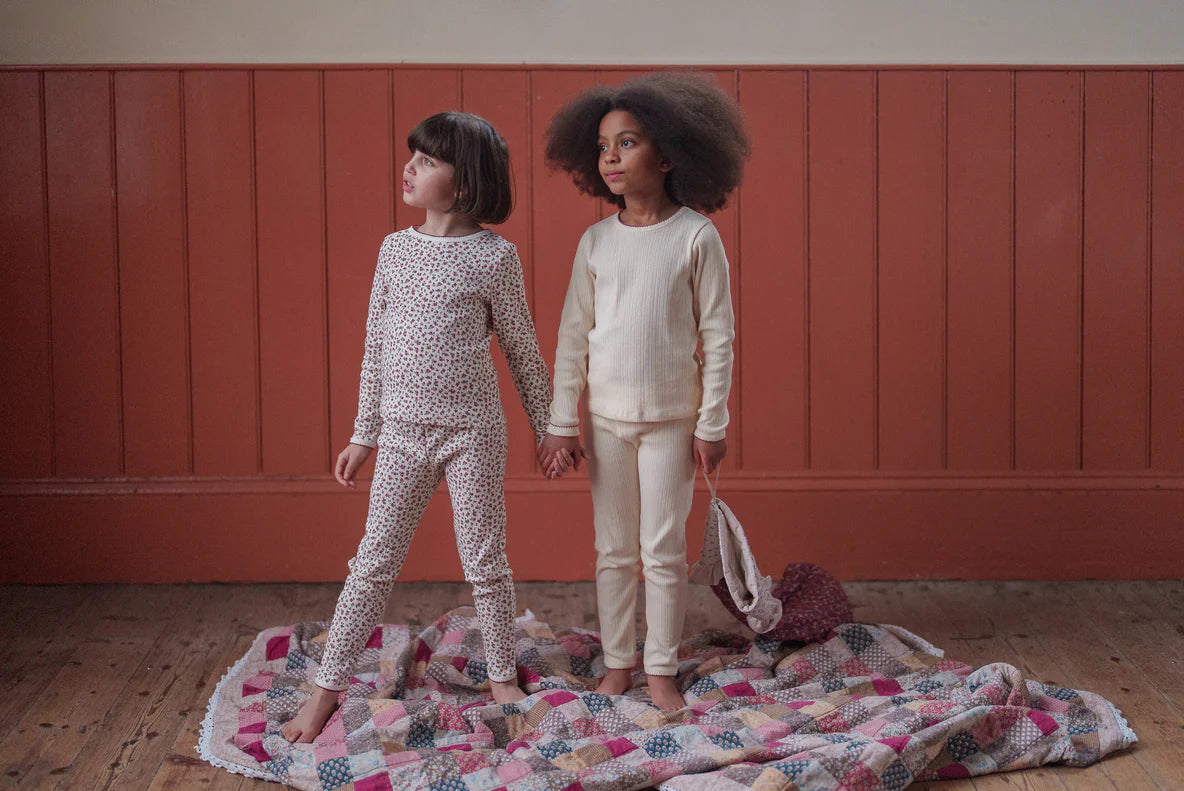 Pointelle Pyjamas - Buttermilk