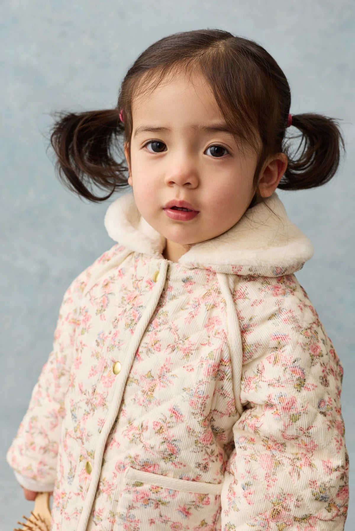 Jasmina Reversible Coat - Cream Carnation Vale