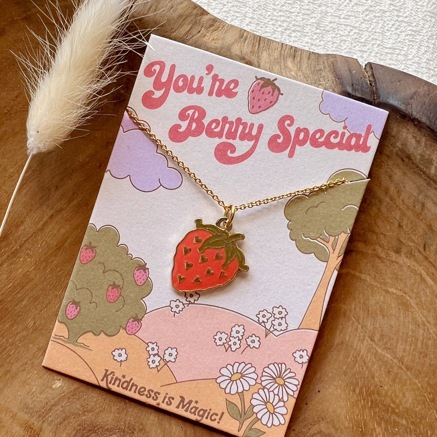 You're Berry Special - Strawberry Necklace