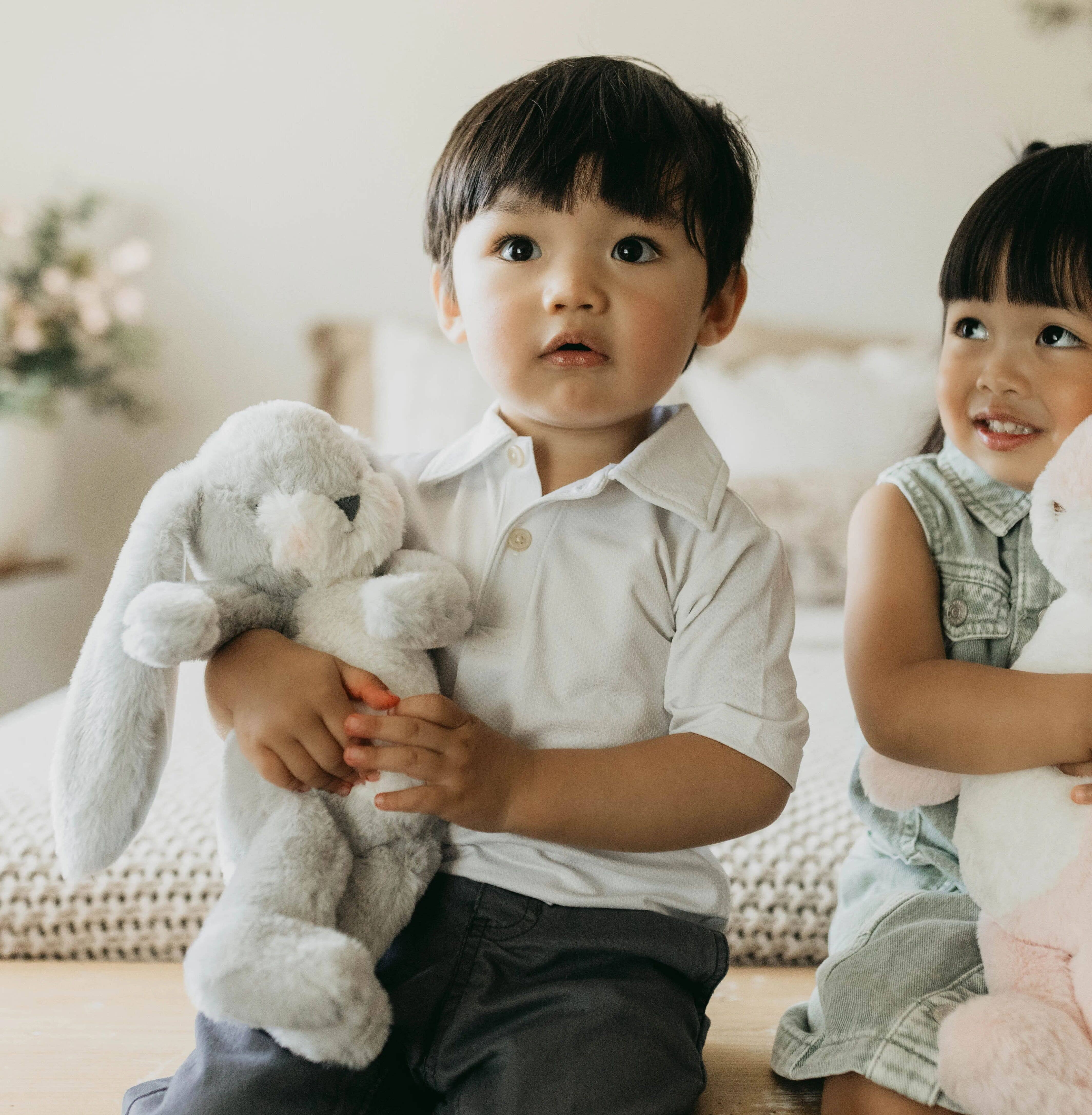 Little 12" Nibble Bunny - Gray