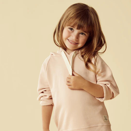 Rose Organic Terry Hooded Sweat
