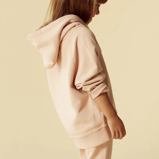 Rose Organic Terry Hooded Sweat
