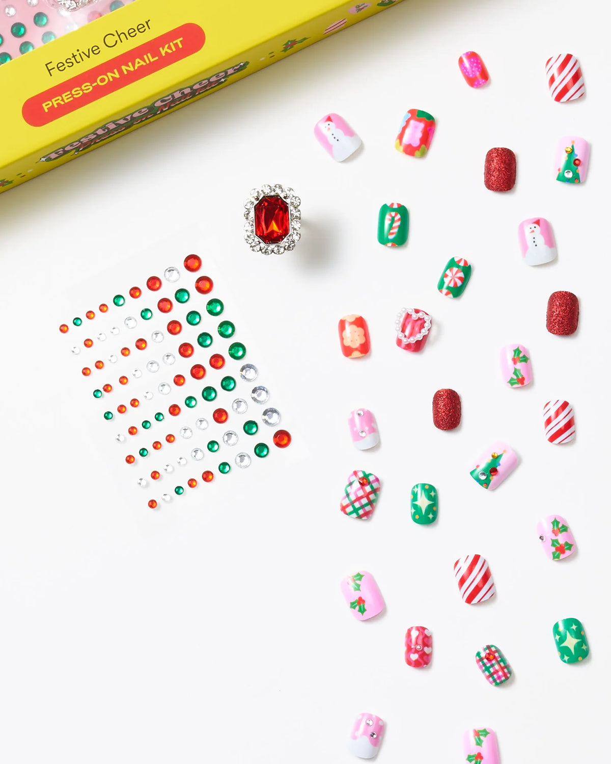 Festive Cheer Press On Nail Kit