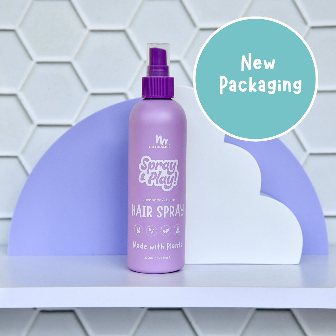 Natural Alcohol Free Hair Spray in Lavender and Fresh Lime
