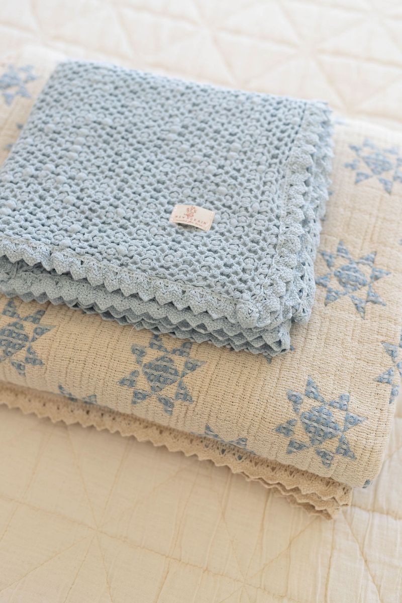 Waffle Blanket | Baby - Powder