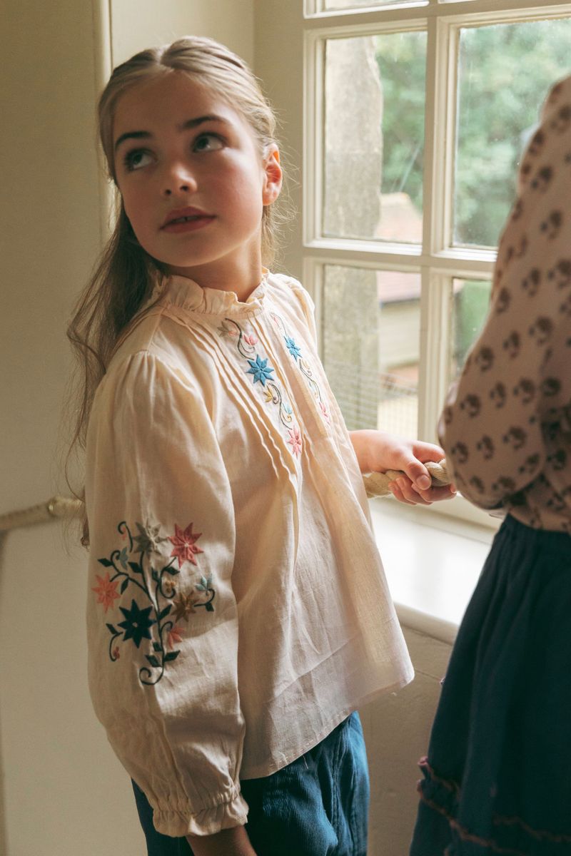 Luna Top in Ivory