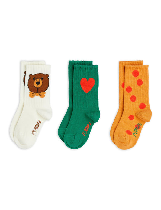 Bear 3-Pack Socks - Multi