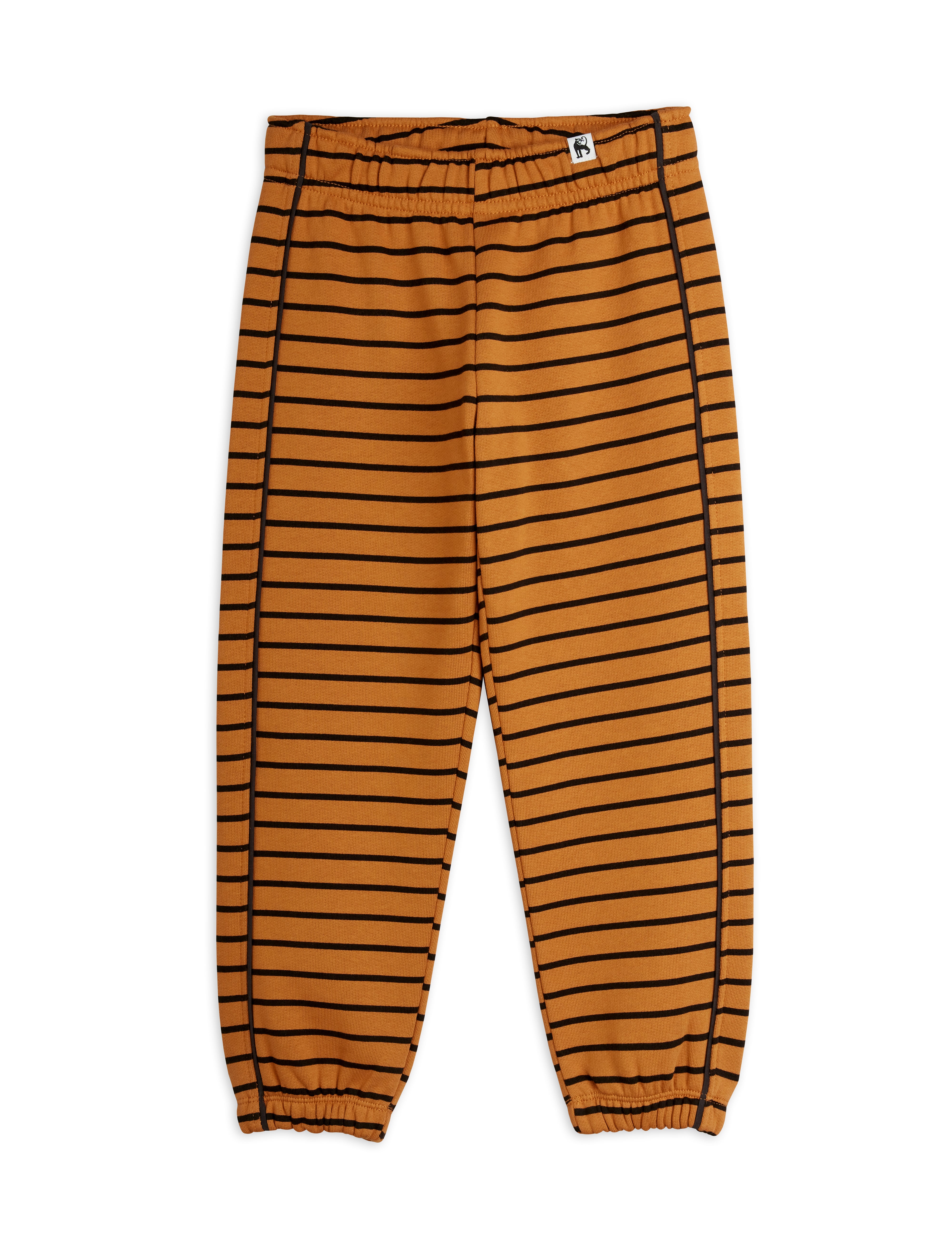 Striped AOP Sweatpants - Brown