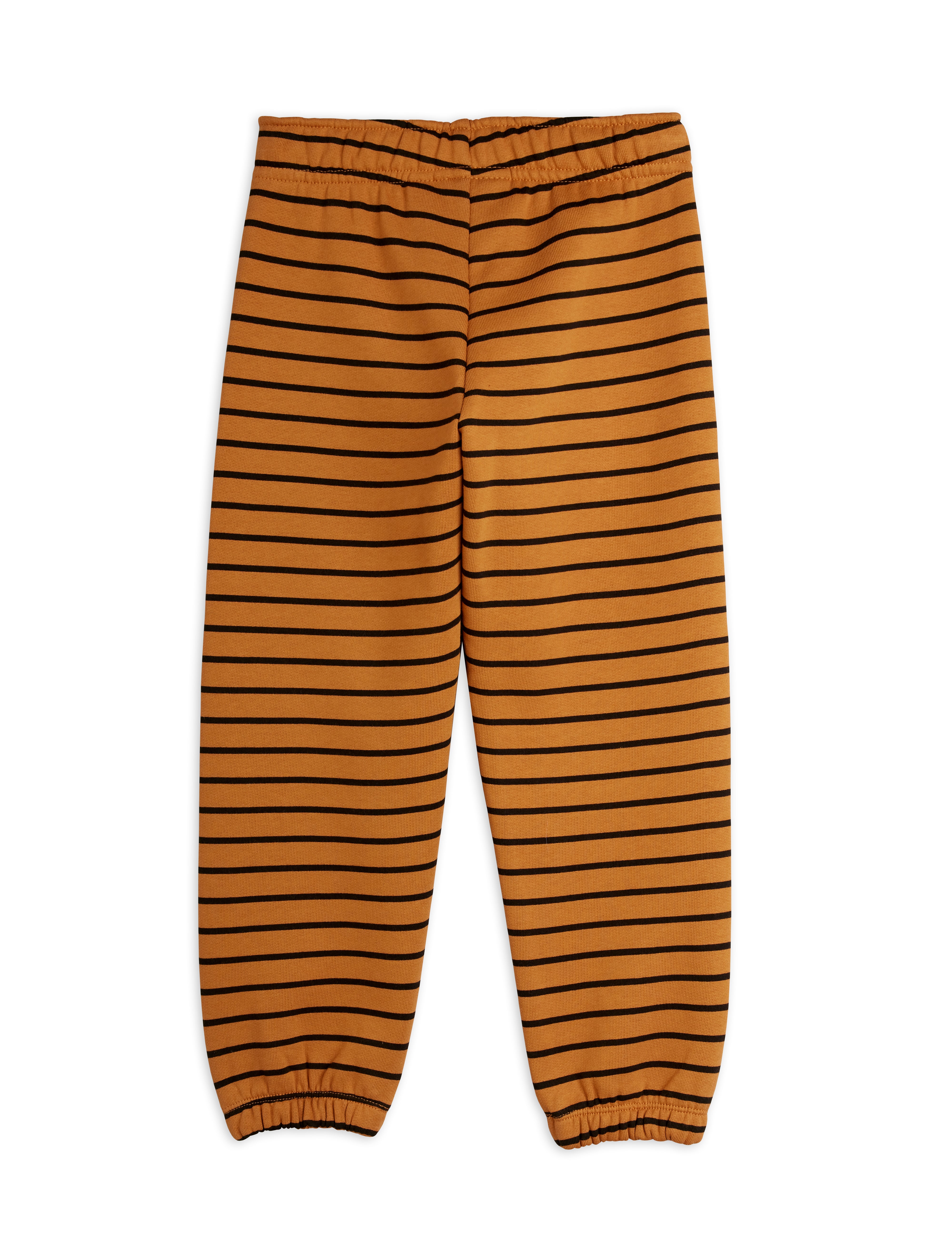 Striped AOP Sweatpants - Brown