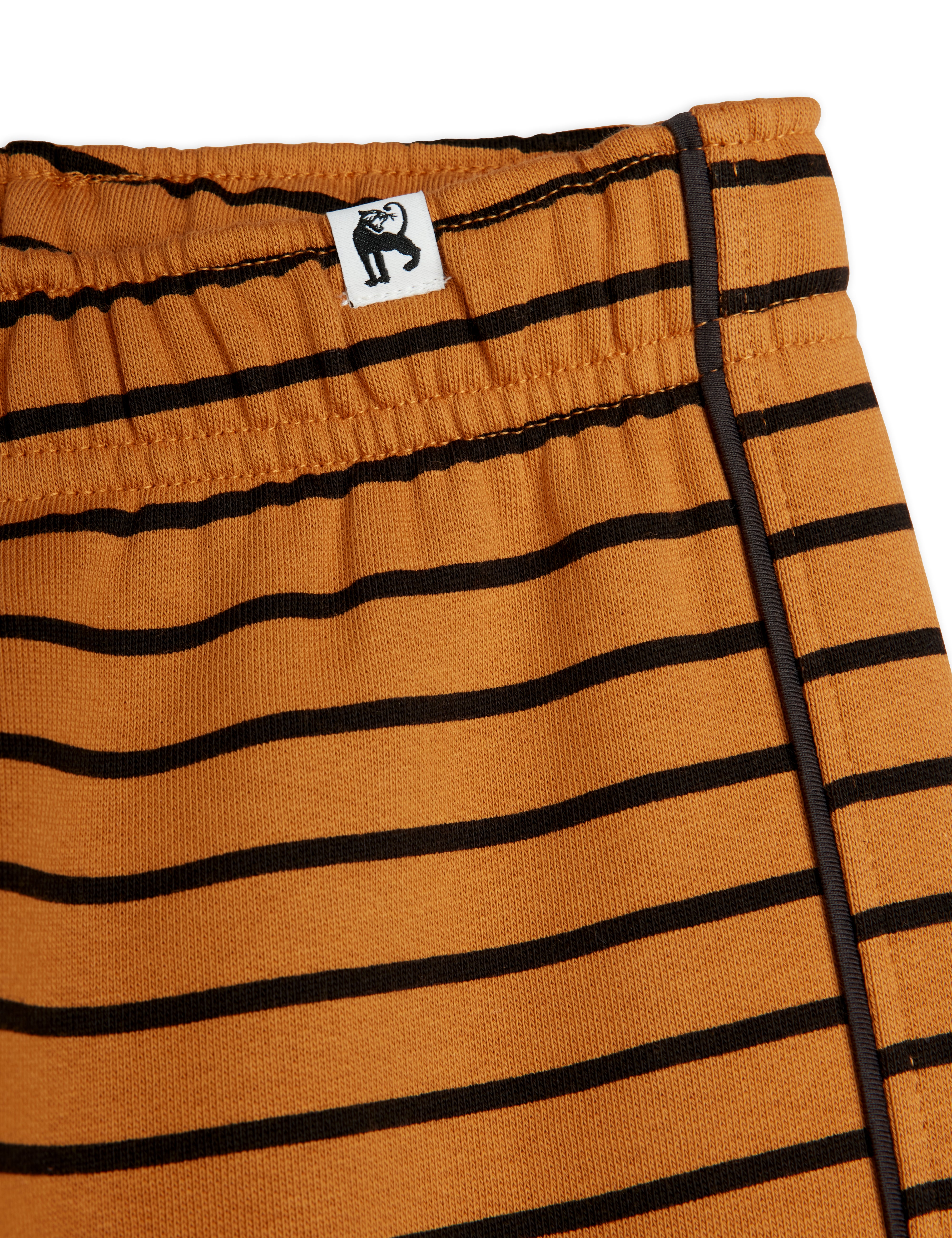 Striped AOP Sweatpants - Brown