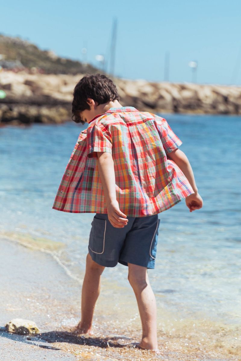 Birch Shorts in Coastal Blue