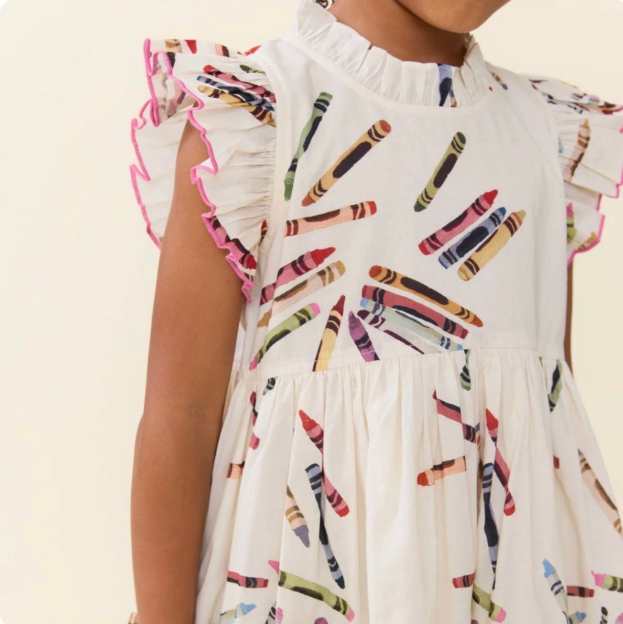 Girls Jennifer Dress - Tossed Crayons