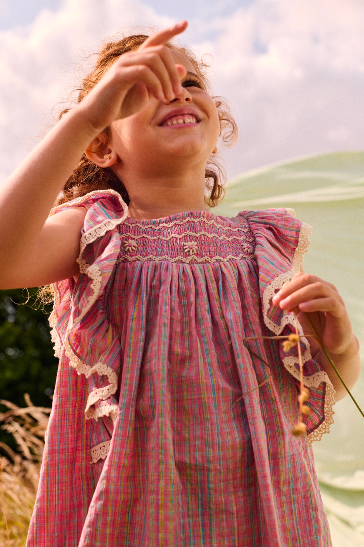 Dress Martine - Pink Pomelo Checks