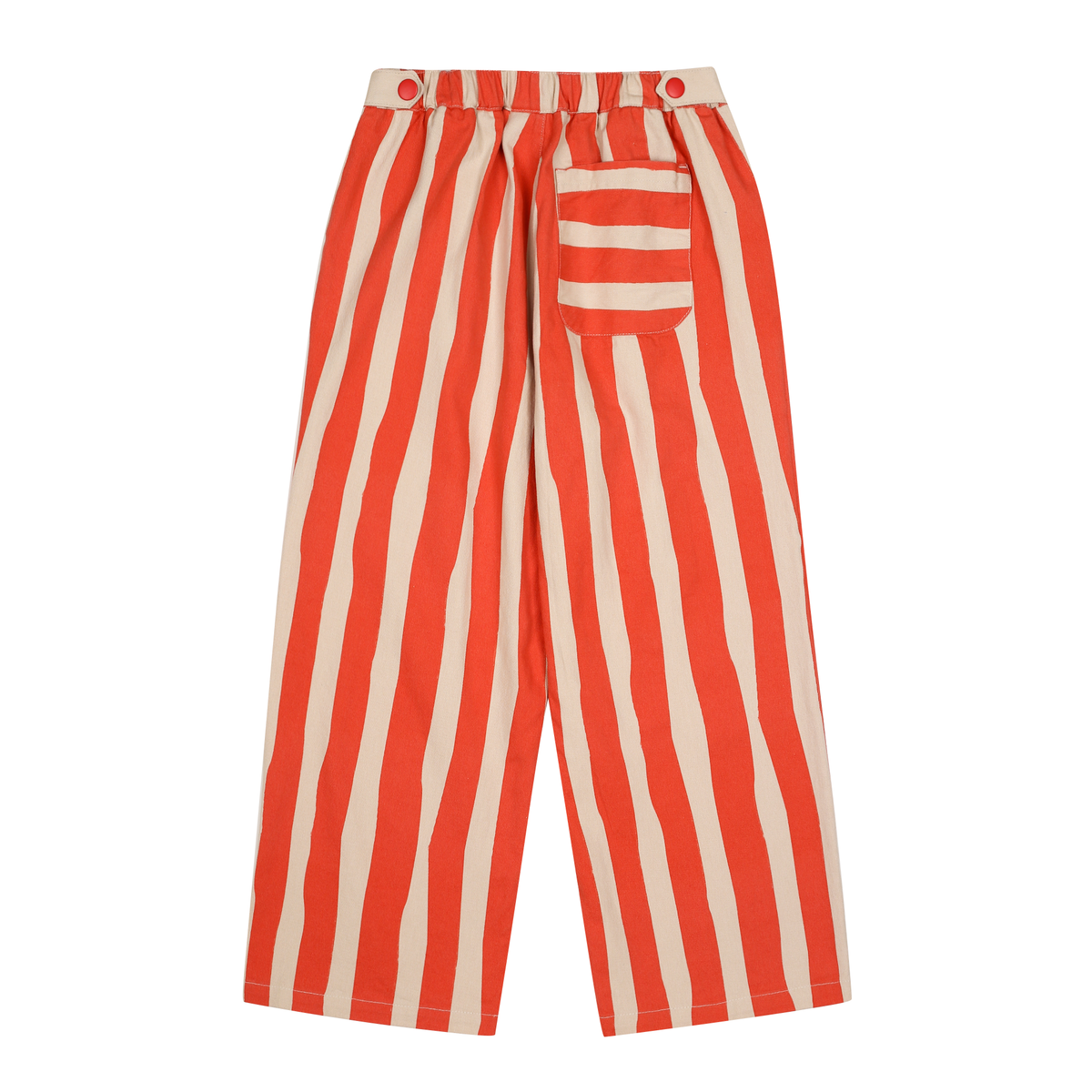 Banana Stripe Pants - Red