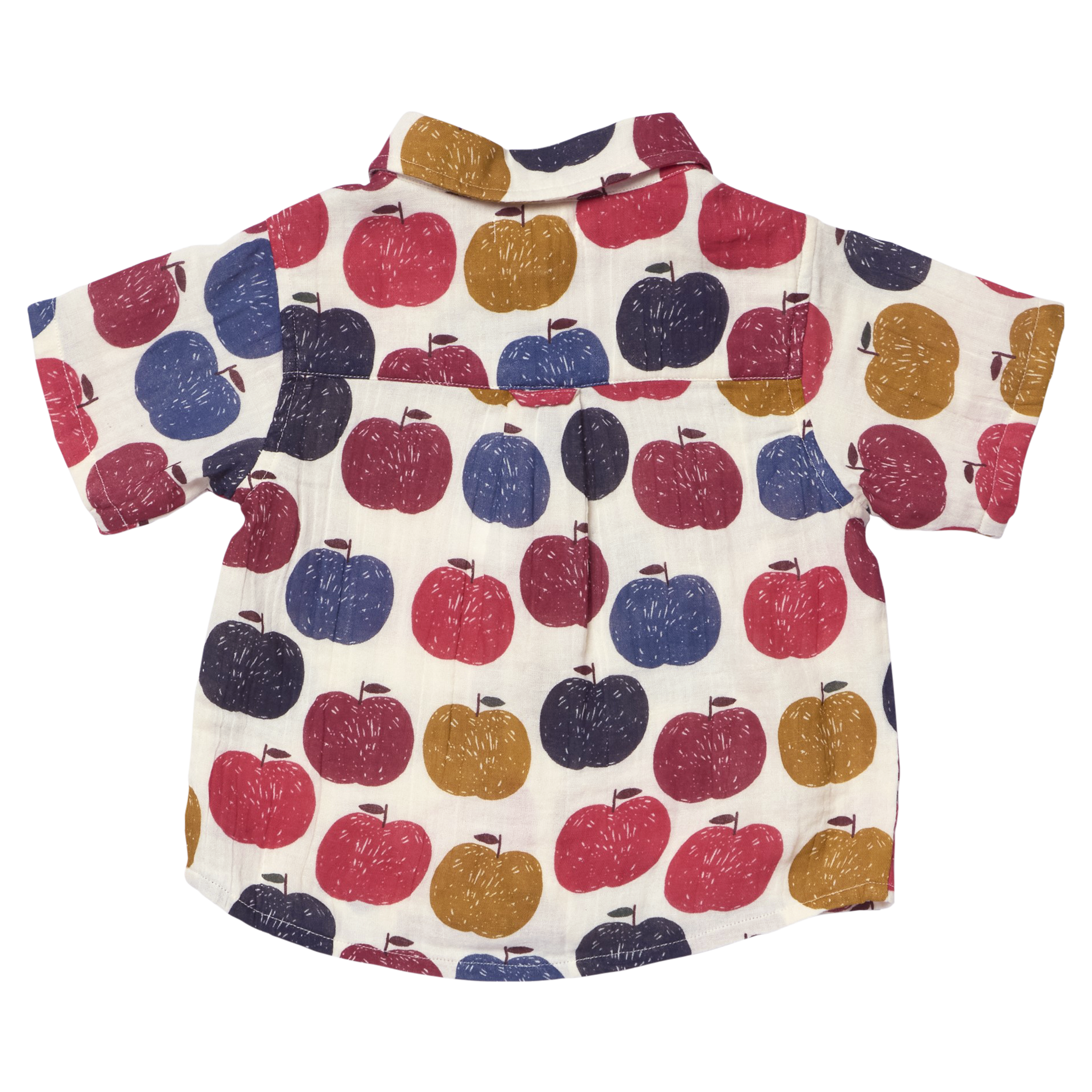 Boys Jack Shirt - Blue Delicious Apples