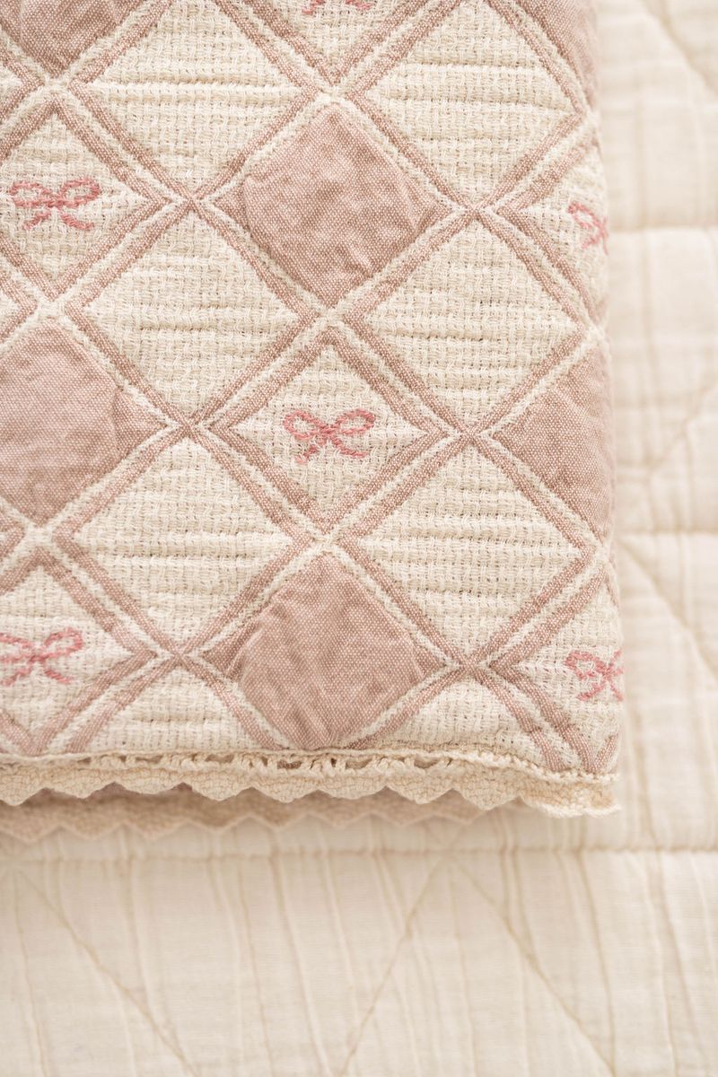 Patchwork Blanket - Bows