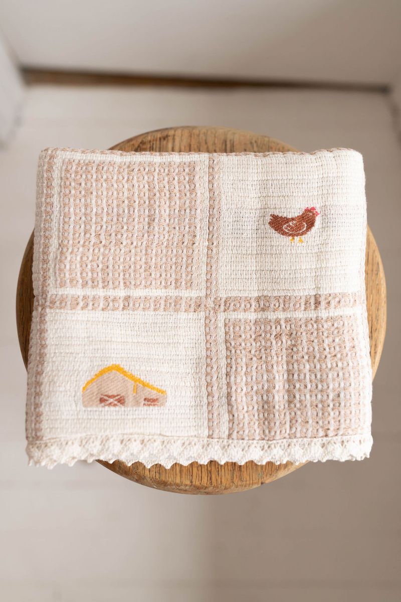 Patchwork Blanket - Farm