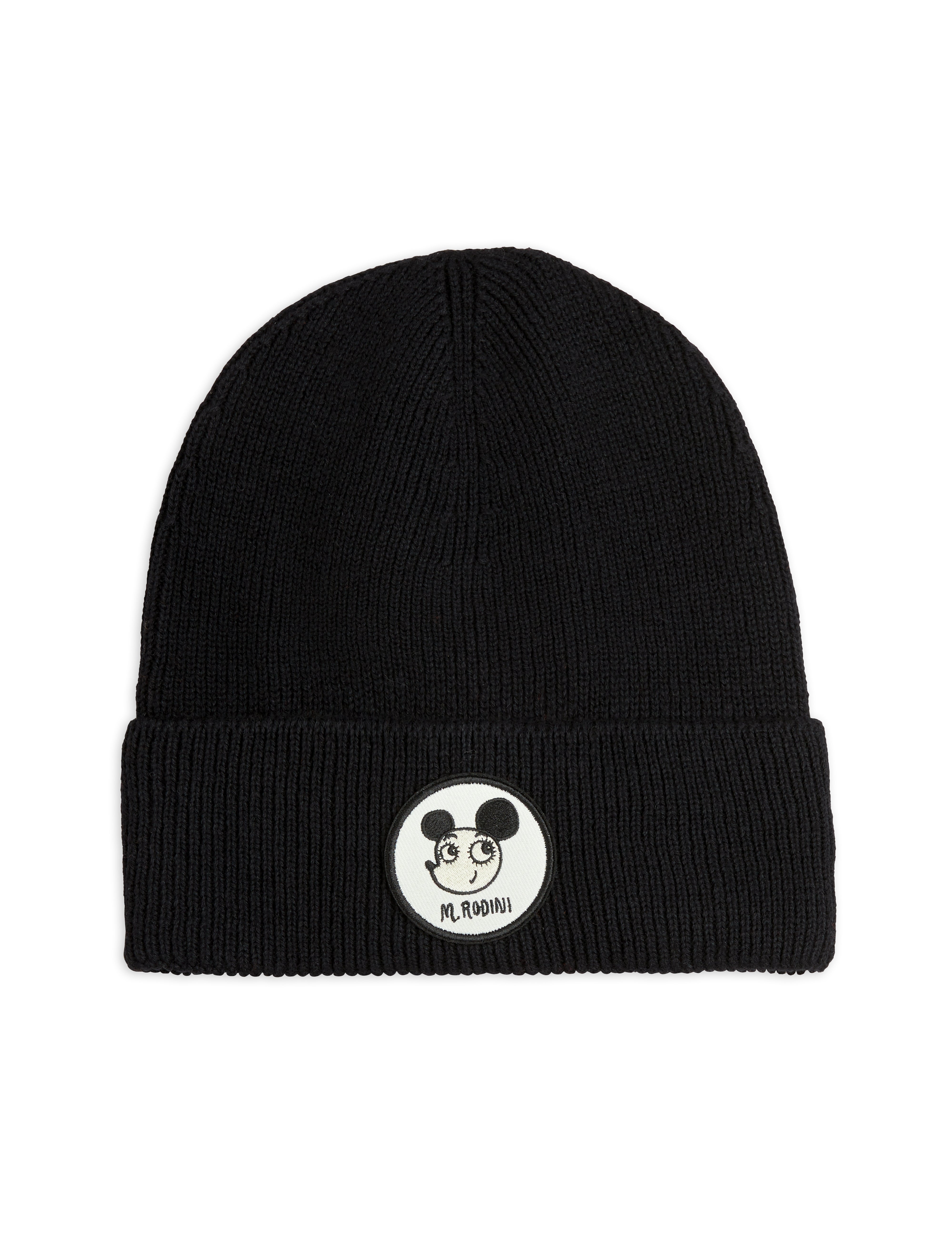 Ritzratz Patch Wool Blend Beanie - Black